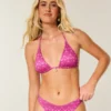 Glitrende multi-way trekantbikinitopp