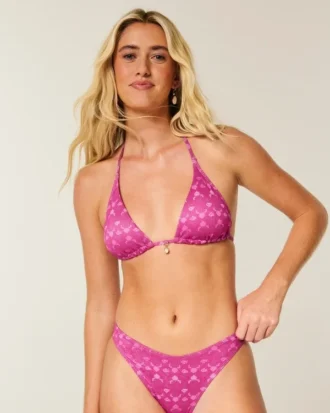 Glitrende multi-way trekantbikinitopp