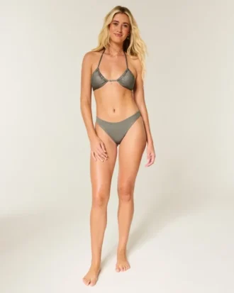 Glitrende multi-way trekantbikinitopp