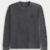 Good Luck Graphic Thermal Crew Shirt