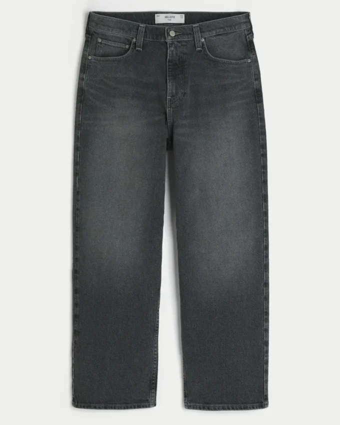 Grå baggy jeans