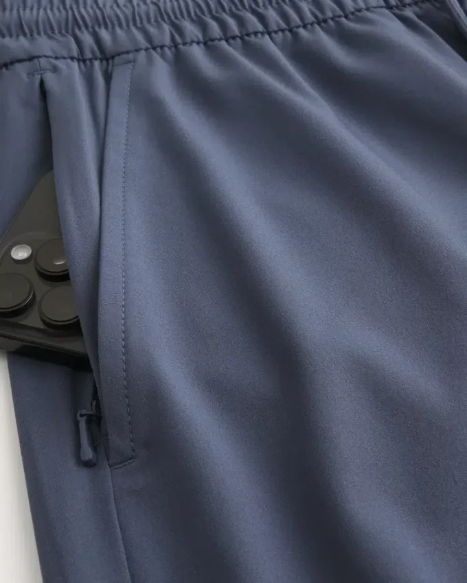 Grafiske aktive shorts til midt på låret