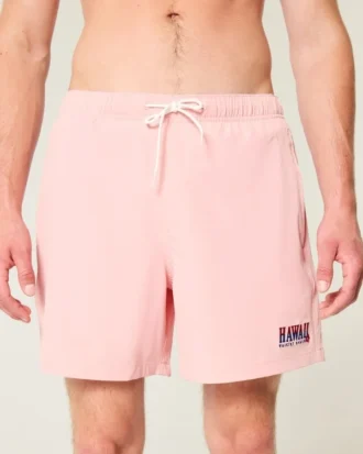 Hawaii Graphic Mid-Thigh Volley badebukser