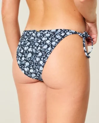 Heklet stil med bånd på siden Cheeky bikinibukse