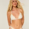 Heklet triangelbikinitopp