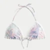 Heklet triangelbikinitopp