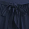 Henley Babydoll-top med bånd i ryggen