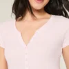Henley med korte ermer