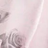 Hettegenser med glidelås og rose-motiv