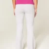 Hibiscus Graphic Foldover Waist Flare Pants