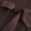Holiday Vault Release Easy Satin Tie-Front Knit Babydoll Top