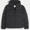 Hollister Feel Good Fleece Puffer Jacket
