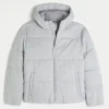 Hollister Feel Good Fleece Puffer Jacket