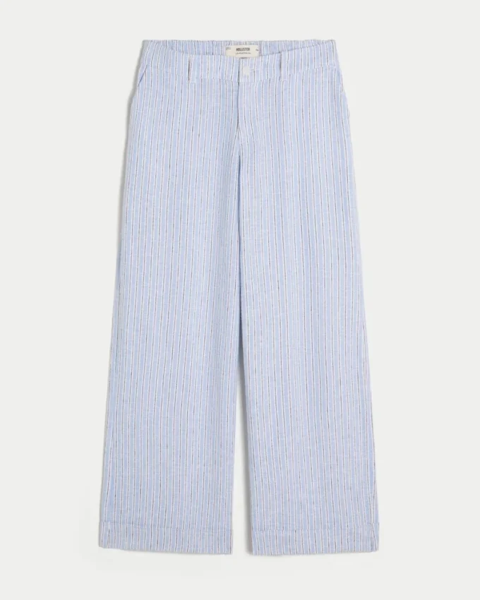 Hollister Livvy lav midje bukser med vide ben