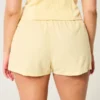 Hollister Livvy lavt sittende shorts i linblanding