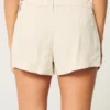 Hollister Livvy lavt sittende shorts i linblanding 3″