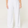 Hollister Livvy Ultra High-Rise Linen-Blend Wide-Leg Pants