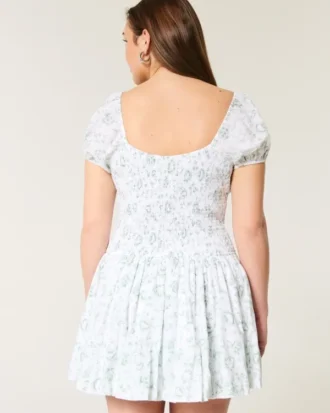 Hollister Sofia Drop-Waist Bubble Skort Dress