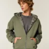 Hollister x Crocs Sherpa-fôret hettegenser med glidelås