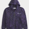 Hollister x Taco Bell Boxy Graphic Zip-Up Hoodie