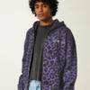 Hollister x Taco Bell Boxy Graphic Zip-Up Hoodie