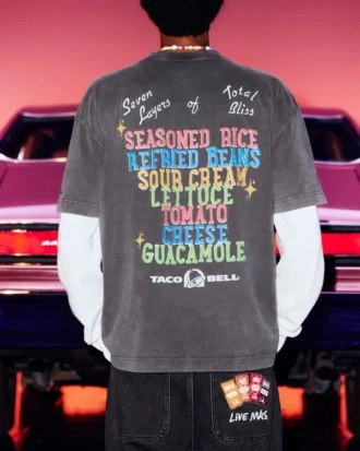 Hollister x Taco Bell Boxy Heavyweight Graphic Tee