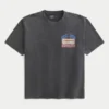 Hollister x Taco Bell Boxy Heavyweight Graphic Tee