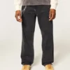 Hollister x Taco Bell Vasket svart brodert grafisk baggy jeans