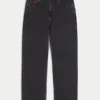 Hollister x Taco Bell Vasket svart brodert grafisk baggy jeans