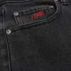 Hollister x Taco Bell Vasket svart brodert grafisk baggy jeans