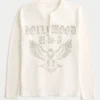 Hollywood Graphic Thermal Henley