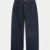Høybuksede baggy jeans