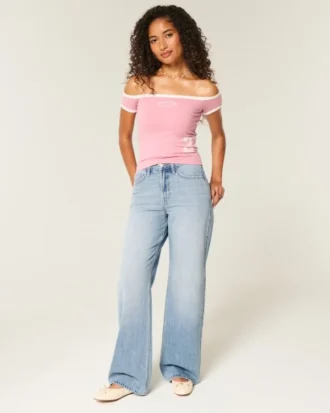 Høyt liv, medium vask, baggy jeans