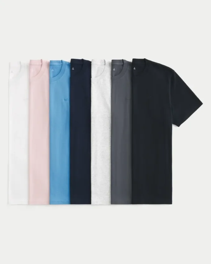 Icon Crew T-skjorte 7-pakning