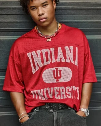 Indiana University Hoosiers grafisk fotballtrøye