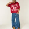 Indiana University Hoosiers grafisk fotballtrøye