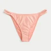 Jacquard-bikinibukse med doble stropper