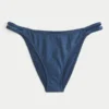 Jacquard-bikinibukse med doble stropper
