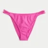 Jacquard-bikinibukse med doble stropper