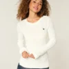Kabelstrikket Star Crew-genser