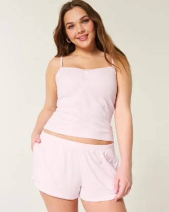 Koselig Pointelle Bow Shortie