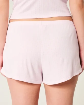 Koselig Pointelle Bow Shortie