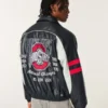 Kunstlær The Ohio State University Buckeyes grafisk jakke