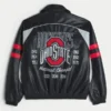 Kunstlær The Ohio State University Buckeyes grafisk jakke