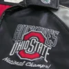 Kunstlær The Ohio State University Buckeyes grafisk jakke