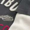 Lagdelte langermet T-skjorte med logo