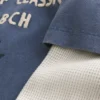 Lagdelte langermet T-skjorte med surf-logo