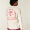 Lagdelte langermet Wolf’s Head Lounge Graphic Tee