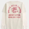 Lagdelte langermet Wolf’s Head Lounge Graphic Tee