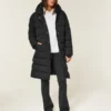 Lang pufferparkas